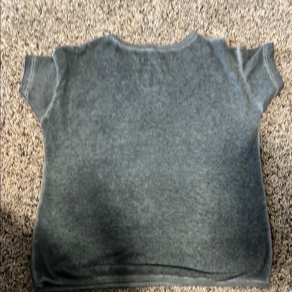 Disney Gray and Red Short Sleeve Tee with Cartoon Graphic - Picture 2 of 3
